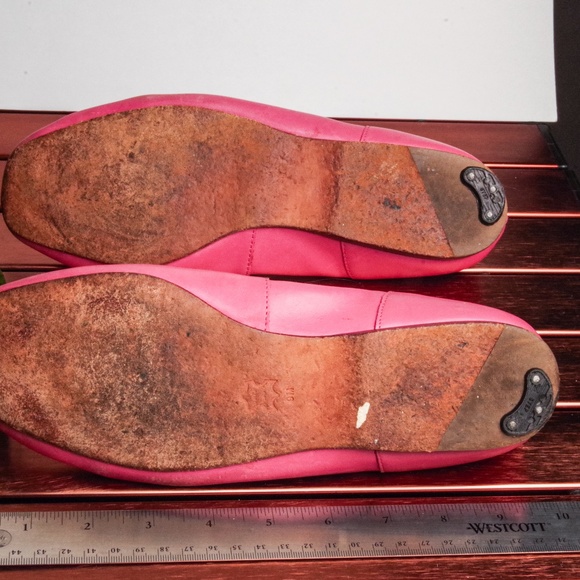 Vintage Pink Leather Enzo Angiolini Flats - Picture 4 of 6